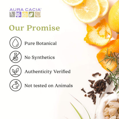 Aura Cacia 100% Pure Peppermint Essential Oil | GC/MS Tested | 4 fl oz | Mentha piperita