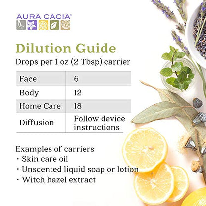 Aura Cacia Tea Tree Essential Oil – 100% Pure Therapeutic Grade, 15 ml