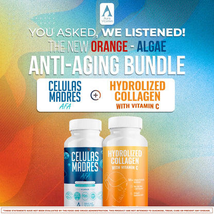 Aura Vitamin Mega Antioxidant Bundle | Hydrolyzed Collagen & AFA Stem Cell – 60 Capsules (2)