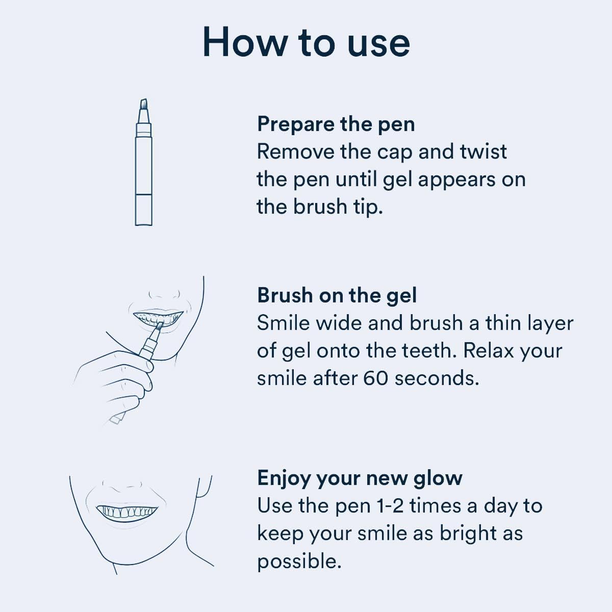 Auraglow Extra Strength Teeth Whitening Pen – 9% Hydrogen Peroxide, 40+ Treatments