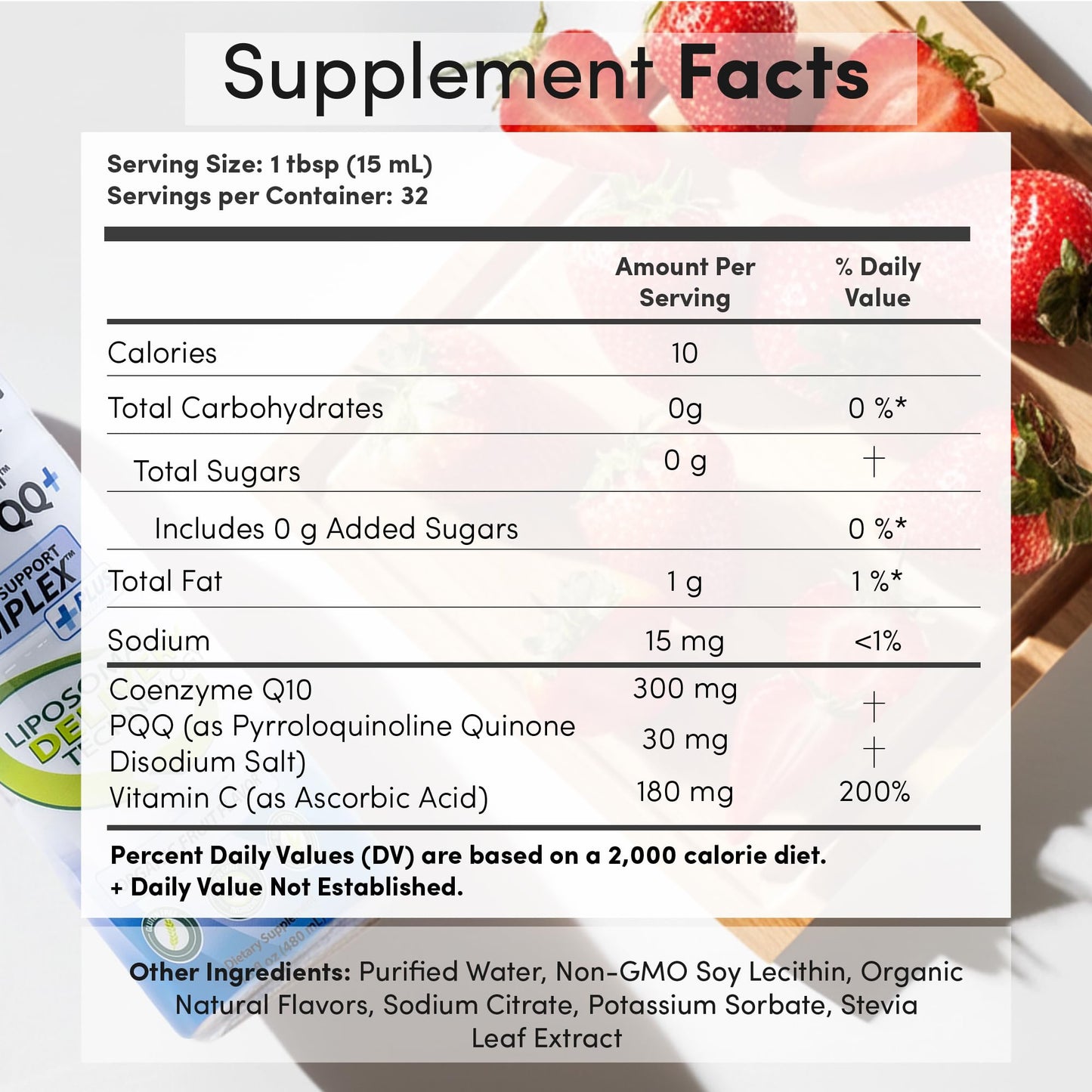 Aurora Nutrascience Mega-Liposomal CoQ10, PQQ & Vitamin C | Energy & Cellular Support