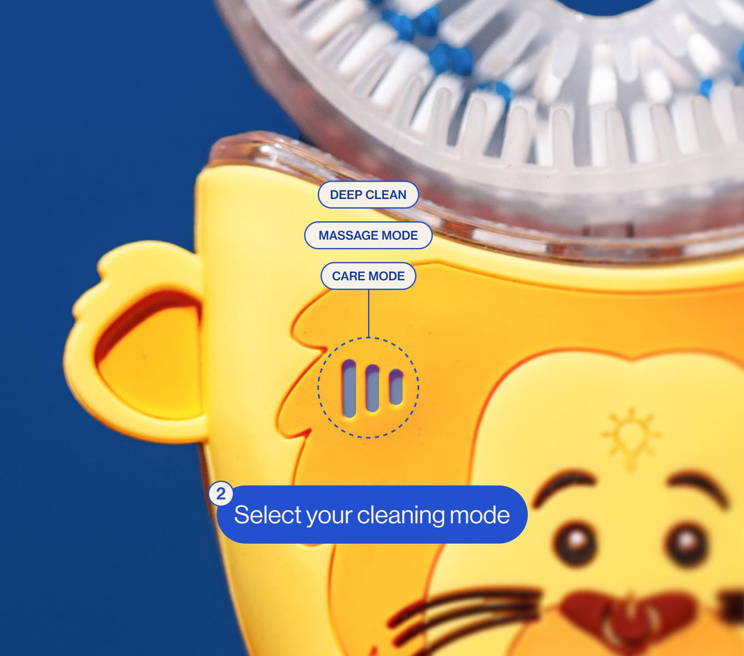 autobrush Kids Electric Toothbrush – ADA Accepted U-Shaped, 5.1x Cleaning, 30s, 360° Coverage, Daniel Tiger