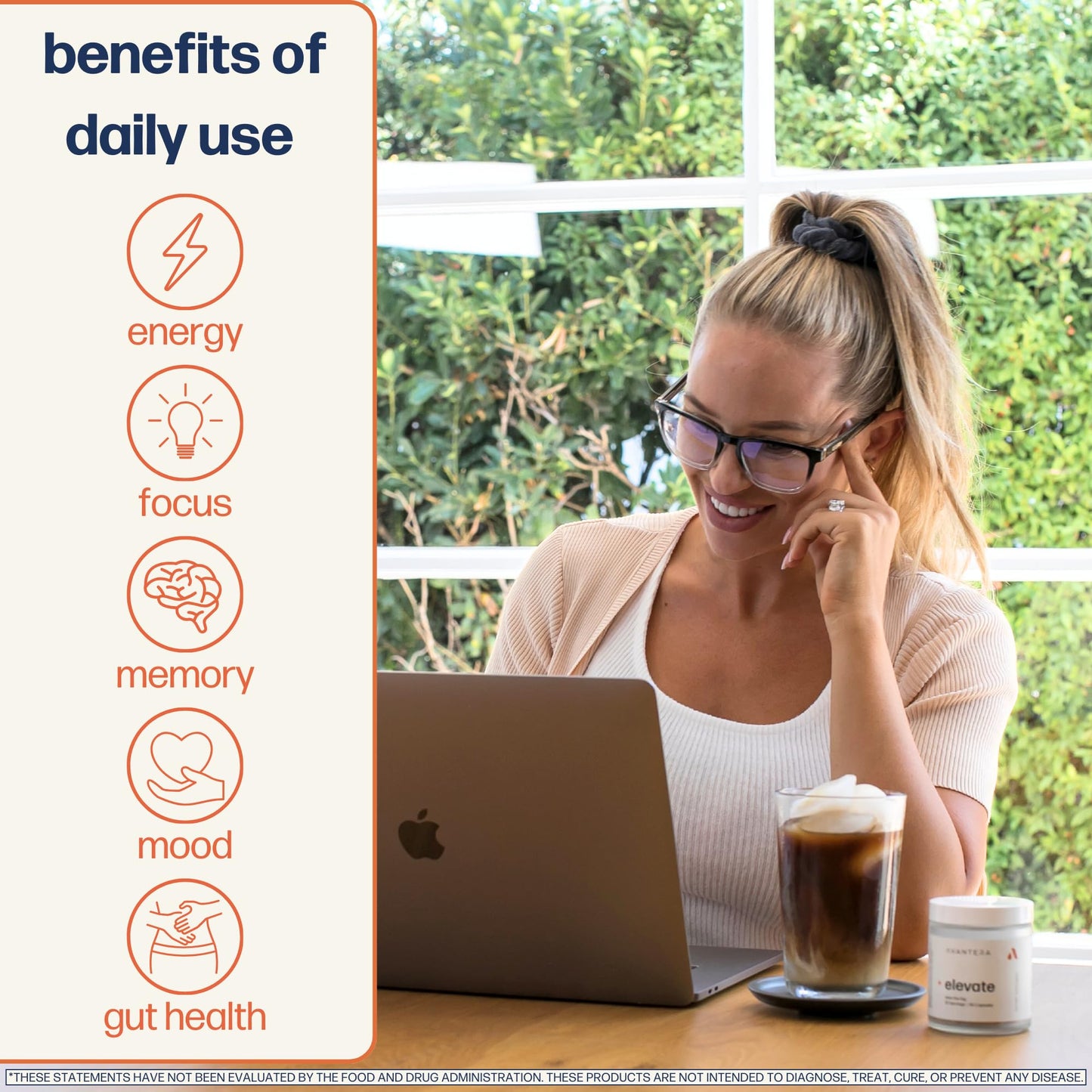 Avantera Elevate Premium Nootropic — Focus, Memory & Energy (56 Count)