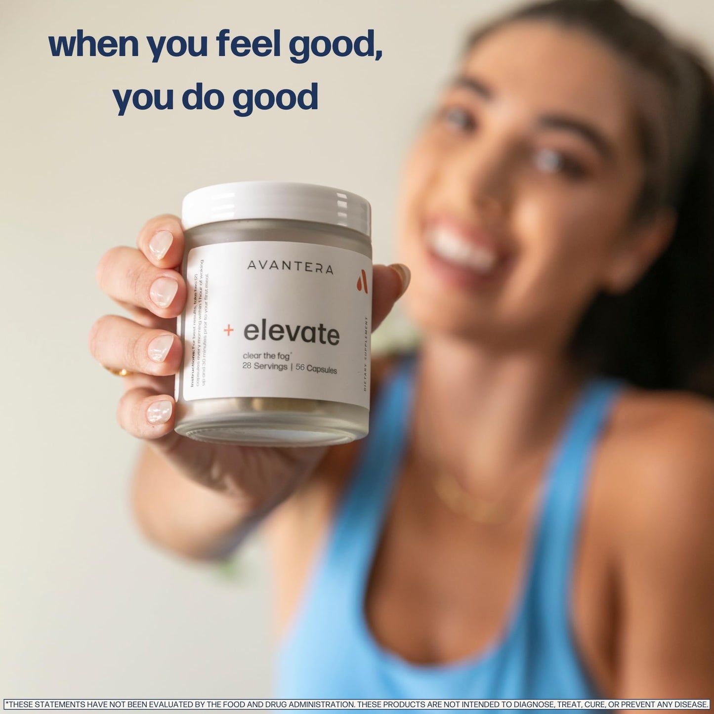 Avantera Elevate Premium Nootropic — Focus, Memory & Energy (56 Count)