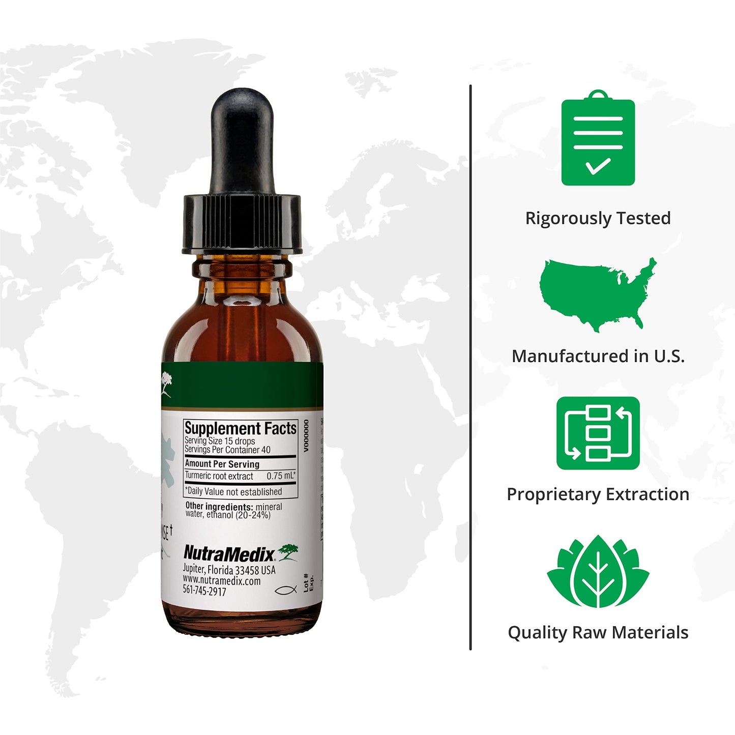 NutraMedix Avea Turmeric Extract | Liquid Turmeric Drops for Stress & Mood Support