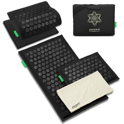 AyurMat Acupressure Mat & Pillow Set – Full Body Pro Kit