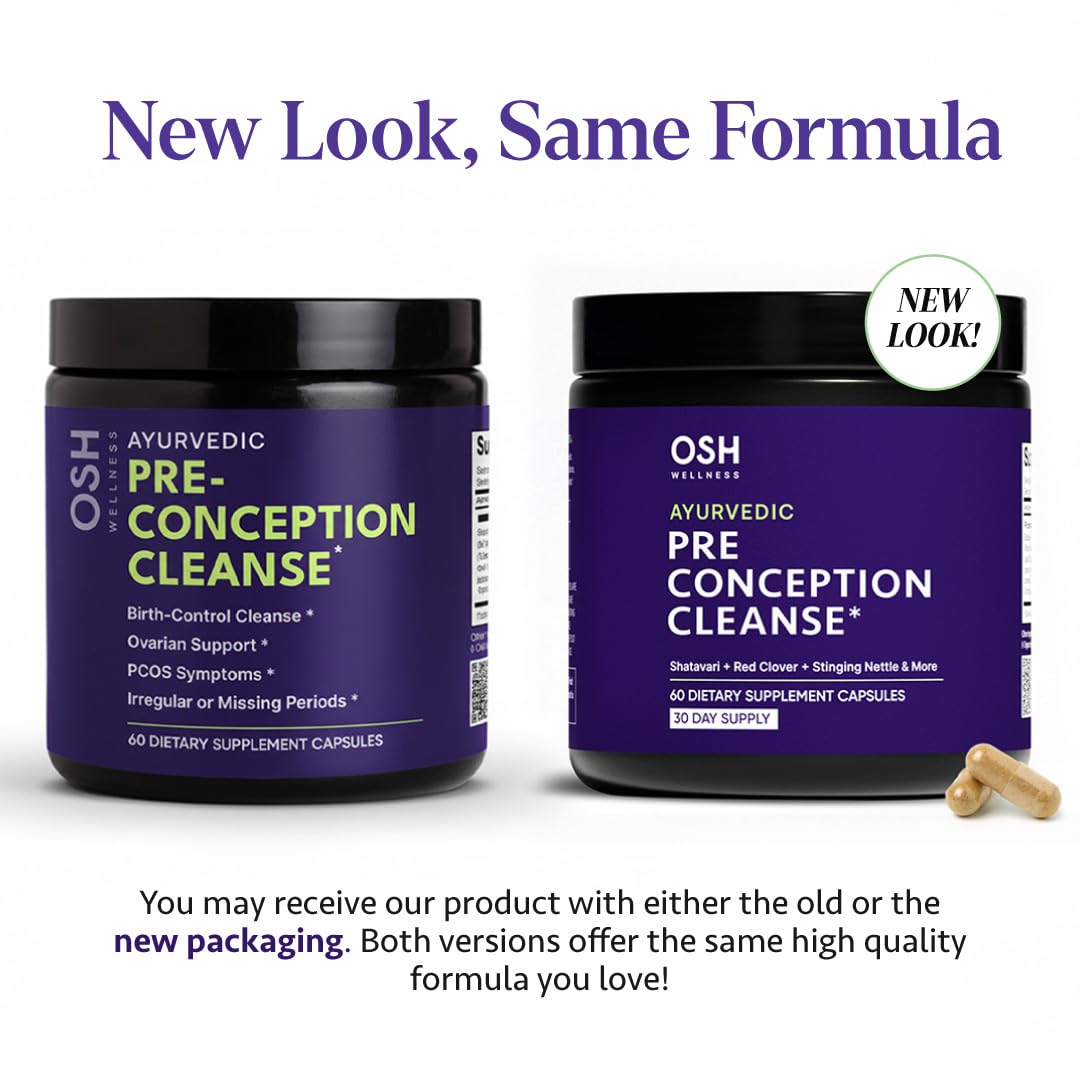 Ayurvedic Preconception Cleanse – Ovarian & Uterus Support | 30 Day Supply