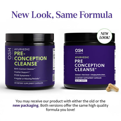 Ayurvedic Preconception Cleanse – Ovarian & Uterus Support | 30 Day Supply