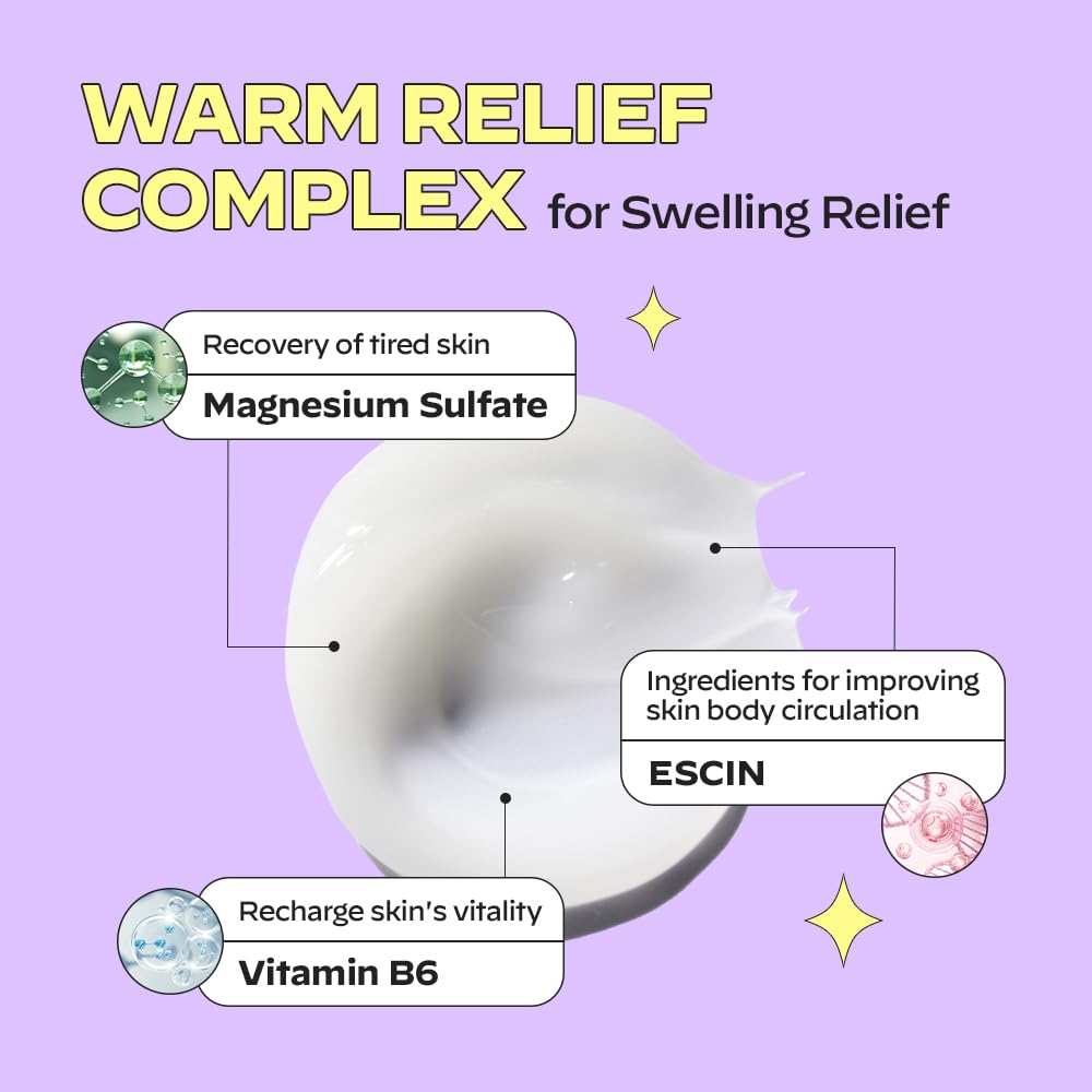 Magnesium+Escin Body Gua Sha Massage Cream for Leg Circulation - b.clinicx