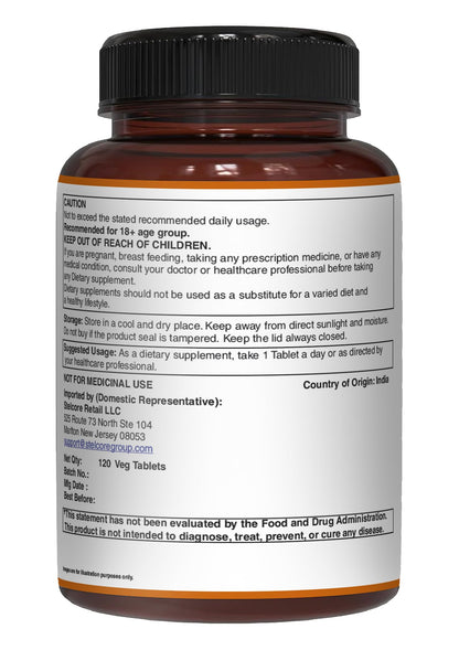 Pure Nutrition Vitamin B12 1500mcg Methylcobalamin | 120 Veg Tabs | Non-GMO