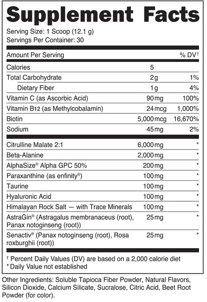 Bucked Up Babe Pre-Workout for Women – Watermelon Splash | 30 Servings | 12.8 oz