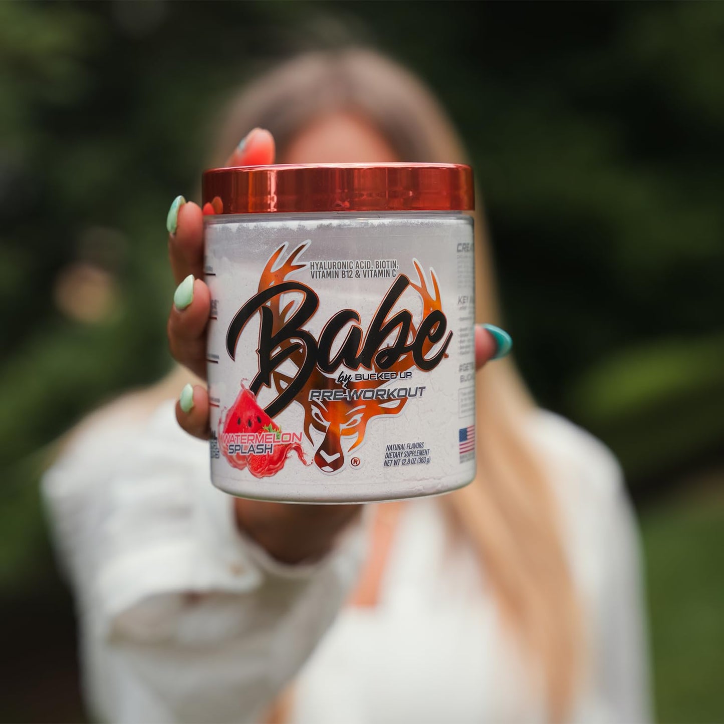 Bucked Up Babe Pre-Workout for Women – Watermelon Splash | 30 Servings | 12.8 oz