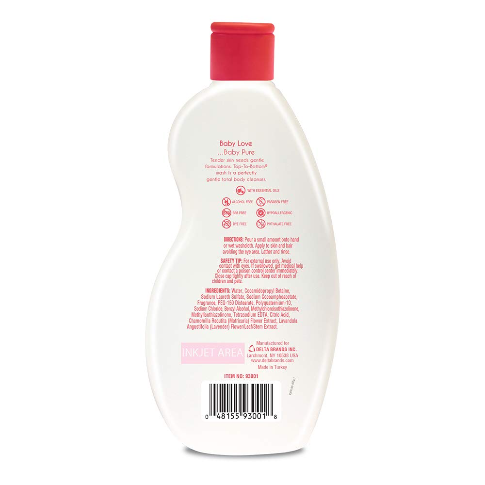 Baby Love Top to Bottom Wash 15oz - Gentle Baby Cleanser