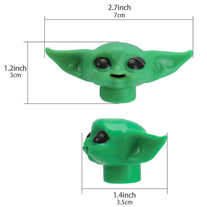 Baby Yoda Toothpaste Cap – Yoda Topper & Dispenser for Kids & Adults | Fun Bath Decor