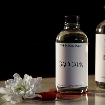 The Magic Scent Baccara Diffuser Oil – Luxury Hotel & Home Scents Inspired by Baccarat Rouge (8.5 fl oz / 250 mL)