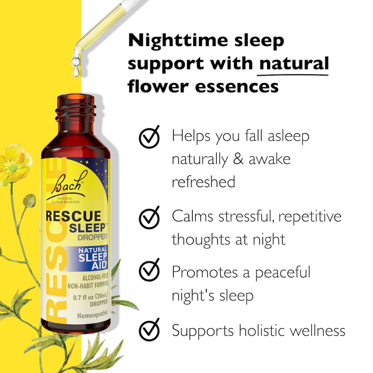 Day & Night Dropper Bundle — Bach Rescue Remedy & Rescue Sleep (2x20mL)