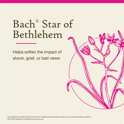 Bach Star of Bethlehem - Neutralize Grief | 20mL Dropper