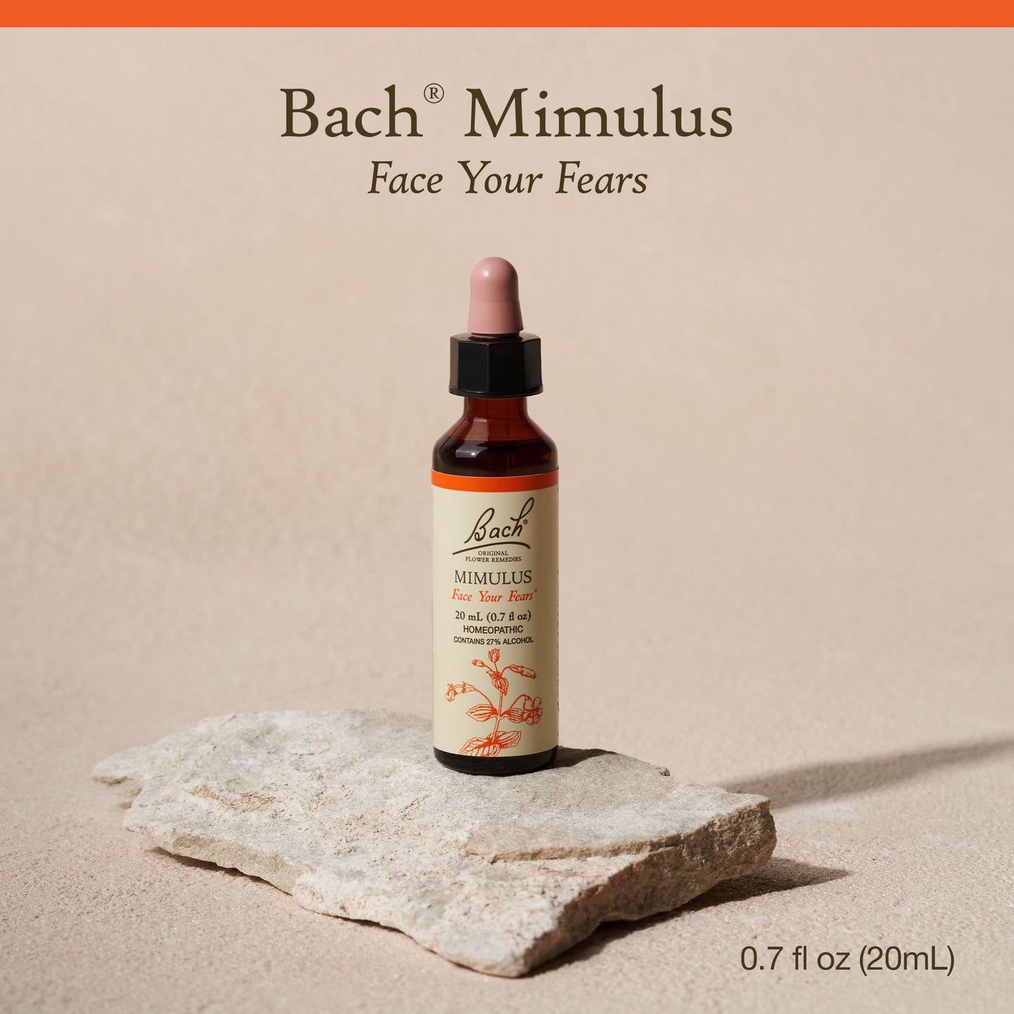 Bach Mimulus - Face Your Fears - 20mL Dropper | Original Flower Remedies