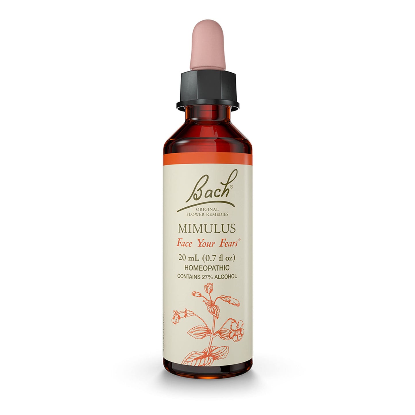 Bach Mimulus - Face Your Fears - 20mL Dropper | Original Flower Remedies