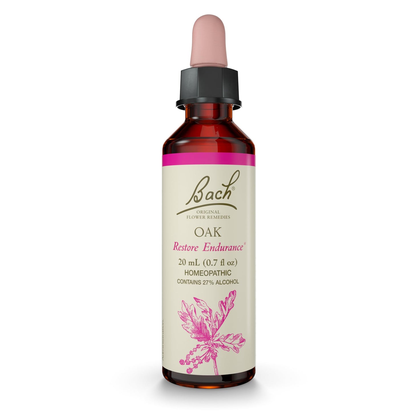 Bach Original Flower Remedies Oak – Restore Endurance | 20mL Dropper