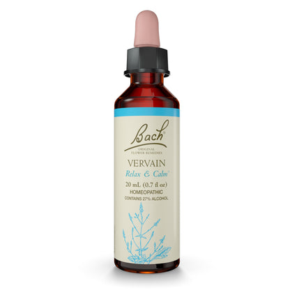 Bach Original Flower Remedies Vervain - Relax & Calm | 20mL Dropper