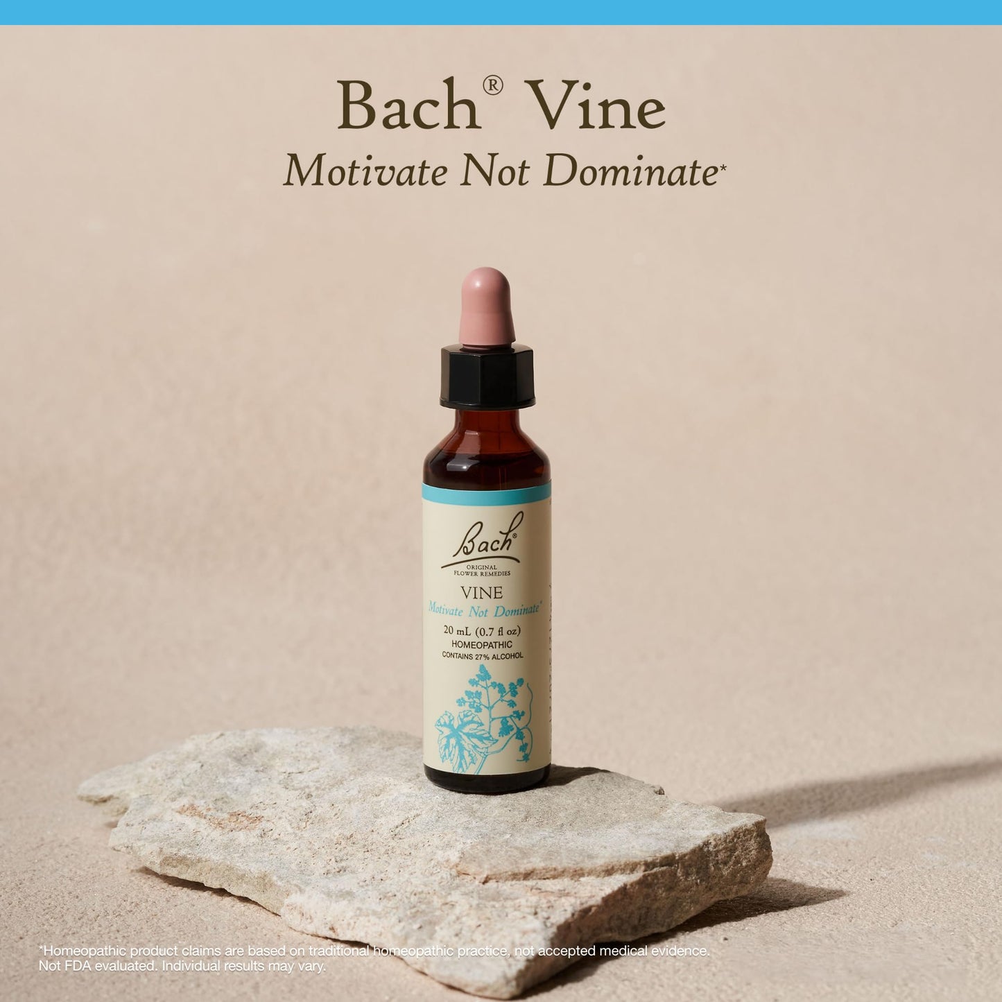 Bach Original Flower Remedies Vine – Motivate Not Dominate – 20mL Dropper