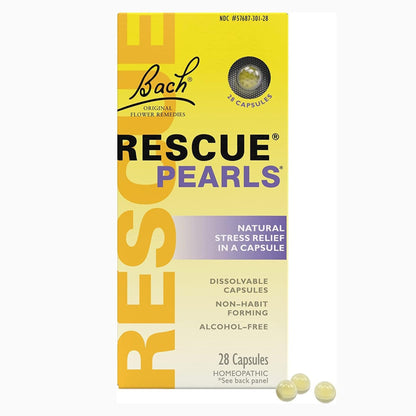 Bach Rescue Pearls Natural Stress Relief – 28 Capsules