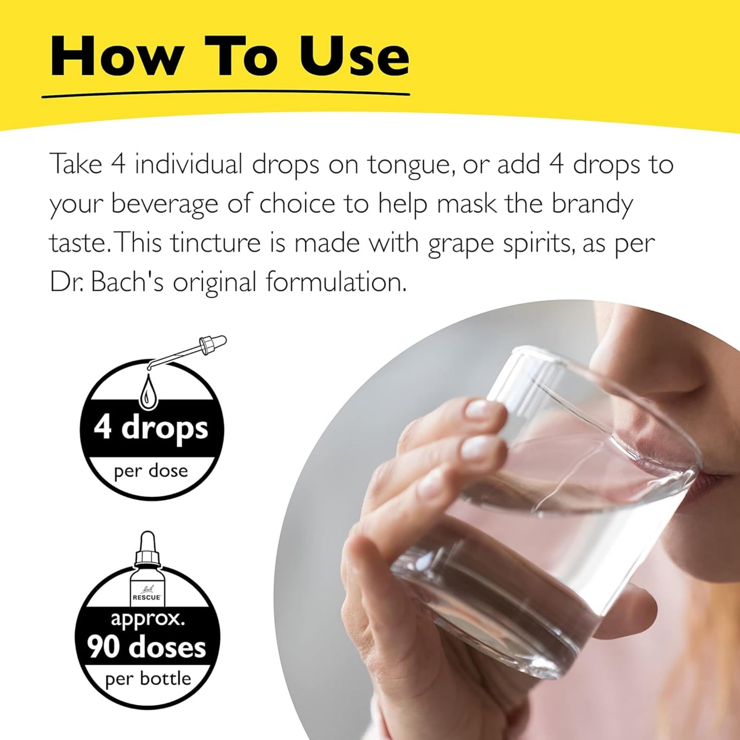 Bach Rescue Remedy Natural Stress Relief - Doctor-Developed Drops