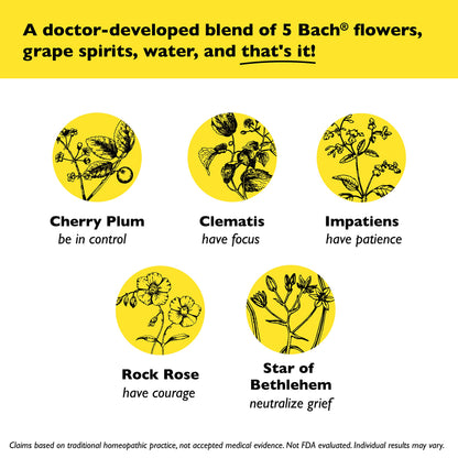 Bach Rescue Remedy Kids Dropper 10mL – Natural Stress Relief (Homeopathic)