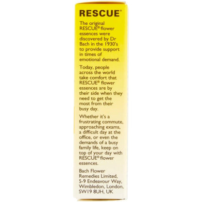 Bach Rescue Remedy Rescue Spray 20 ml - Organic, Non-Aerosol Pump