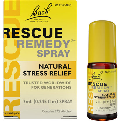 Bach Rescue Remedy Spray 7mL – Natural Stress Relief, Vegan, Gluten & Sugar-Free