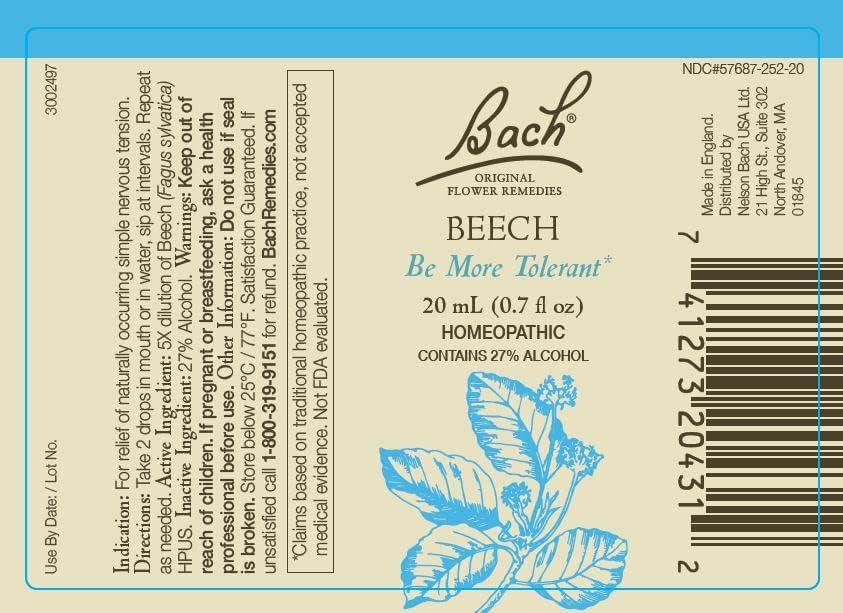 Bach Original Flower Remedies 2-Pack – Beech & Rock Water (Have Tolerance), 20mL Dropper x2 – Vegan