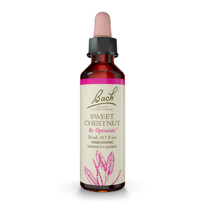 Bach Sweet Chestnut Flower Remedy – Be Optimistic (20mL) – Vegan & Gluten Free