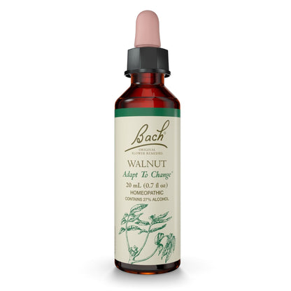 Bach Walnut Flower Remedy - Adapt to Change | 20mL Dropper | Vegan, Gluten Free