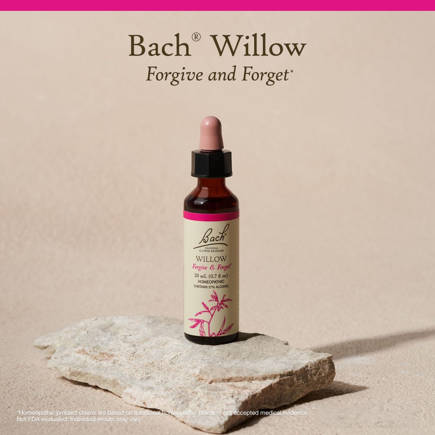 Bach Willow Forgive & Forget – Original Flower Remedy (20mL Dropper) | Emotional Balance