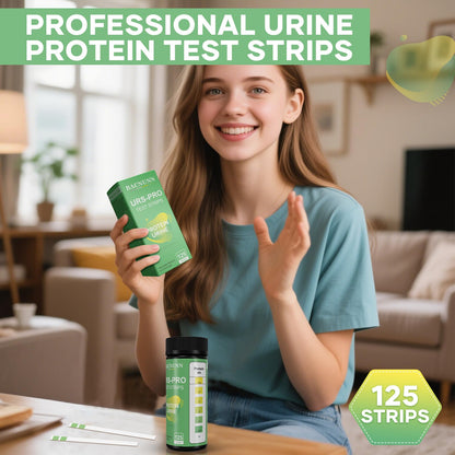 BACNUNN Urine Protein Test Strips – 125 Count | Home Kidney Health