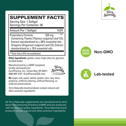 Terry Naturally Bacteril Extra Strength – Immune & GI Health (Gluten & Dairy Free)