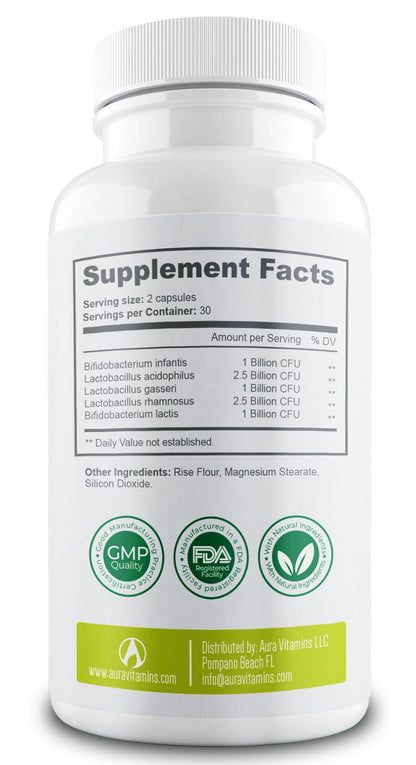 Bacticure Probiotic 240 Capsules | High-CFU Probiotics for Digestion, Gut Health, Immunity & Womens Wellness