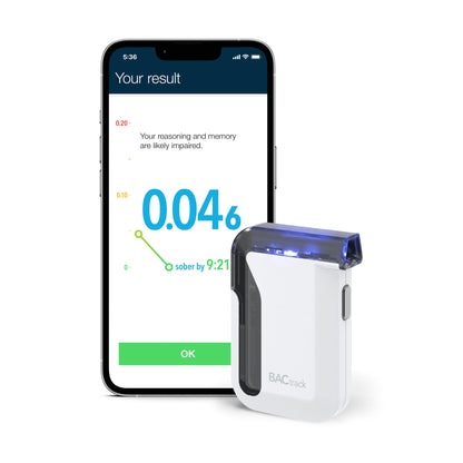 BACtrack Mobile Breathalyzer – Pro-Grade Accuracy, Wireless Smartphone Connectivity, HealthKit Integration