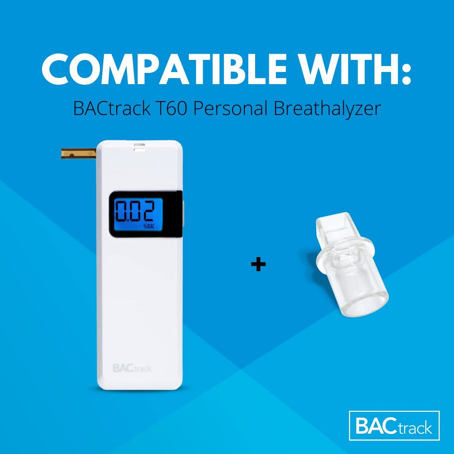 BACtrack Keychain Mouthpieces (20 Count) - Replacement for Keychain, Go, Vio & T60