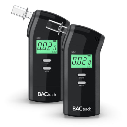 BACtrack S80 Breathalyzer (2 Pack) – Pro-Grade Accuracy, DOT/NHTSA Approved
