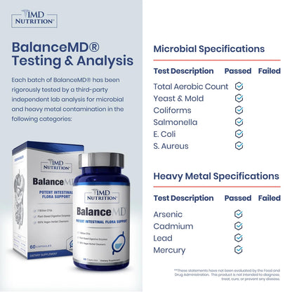 1MD BalanceMD Vaginal Probiotics – Oregano & Lactobacillus
