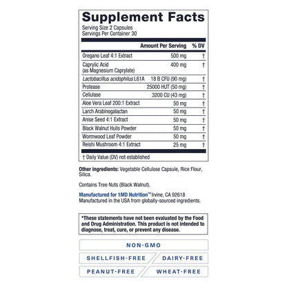 1MD BalanceMD Vaginal Probiotics – Oregano & Lactobacillus