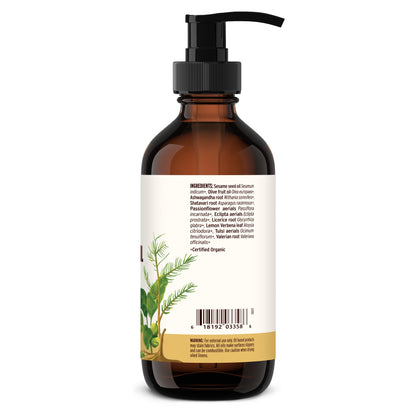 Banyan Botanicals Vata Massage Oil – Organic Ayurvedic Abhyanga Oil (8 oz)