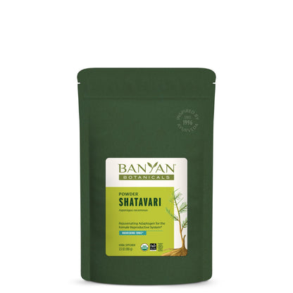 Banyan Botanicals Shatavari Powder – Organic Shatavari Root Powder | Adaptogen
