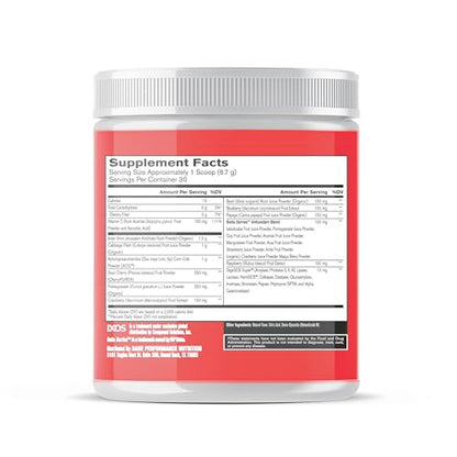 BARE PERFORMANCE NUTRITION Strong Reds Superfood Powder – Digestive Enzymes, Antioxidants, Energy | 30 Servings