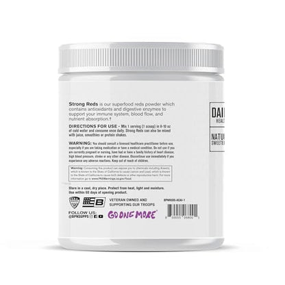 BARE PERFORMANCE NUTRITION Strong Reds Superfood Powder – Digestive Enzymes, Antioxidants, Energy | 30 Servings