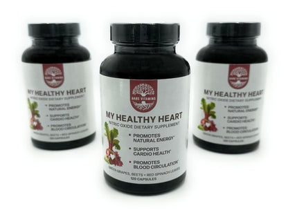 BARE VITAMINS My Healthy Heart - 120 Count (Pack of 1)