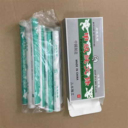 Barelove Pure Moxa Sticks – Mugwort Moxibustion (30 Rolls, 8\" Long)