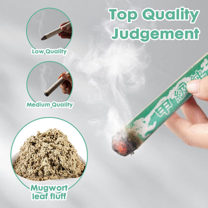 Barelove Pure Moxa Sticks – Mugwort Moxibustion (30 Rolls, 8\" Long)